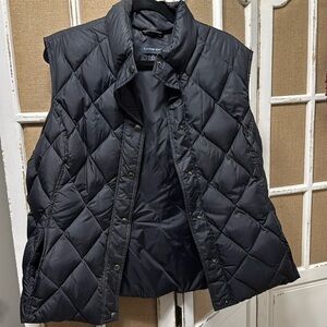 Lands’ End Puffer Vest Black XL